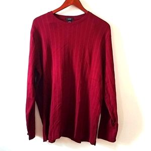 Alfani long sleeve men's tee,Burgundy, XL